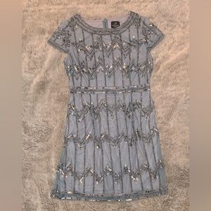 Adrianna Papell Beaded Cocktail Dress (size 12)